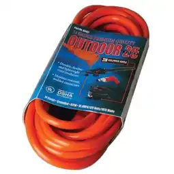 Walmart Vinyl Extension Cord, 25 ft, 1 Outlet, Red offer