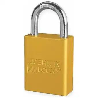 Walmart American Lock Lockout Padlock,KA,Yellow,1-7/8H,PK3 A1105KAS3YLW offer