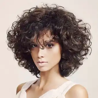 Walmart YMUQEIGH Clearance Women's Fashion Wig Brown Synthetic Hairshort Wigs hair Wig offer