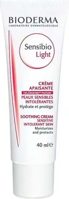 Walmart Bioderma Sensibio Soothing Light Face Cream for Sensitive or Intolerant Skin - 1.33 fl. oz offer