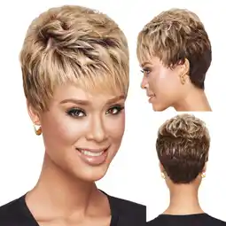 Walmart YMUQEIGH Clearance Women Natural Synthetic Hair Wig Short Mix Colors Full Wigs Party Hair Wigs offer