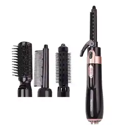 Walmart Hair Dryer Brush Hot Air Hair Brush Comb Hot Air Brush Ionic Blow Dryer Straight & Curler A offer