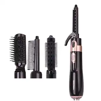 Walmart Hair Dryer Brush Hot Air Hair Brush Comb Hot Air Brush Ionic Blow Dryer Straight & Curler A offer
