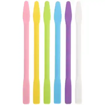 Walmart 6 Pcs Silicone Stirring Rod Makeup Stirrers Sticks Epoxy Resin Mixer Whisk Stainless Steel Cosmetic offer