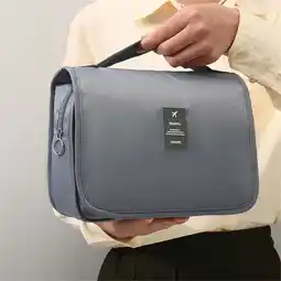 Walmart ViYW Portable Multifunctional Folding Hooks Large Capacity Wash Bag Makeup Storage Bag, Clearance! offer