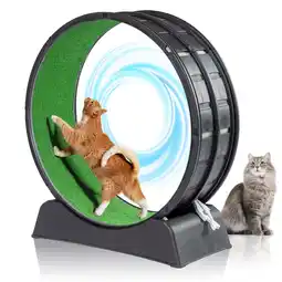 Walmart Ktaxon 41-inch Large Cat Exercise Wheel - Indoor Cat, Cat Treadmill, Cat Running Wheel, Black offer
