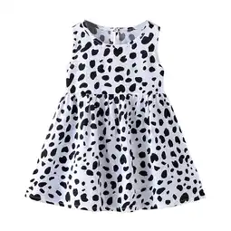 Walmart Hfolob Toddler Girl Dresses Summer Floral Dress Beach 2024 New Cotton Silk Children's Dress For Kids offer