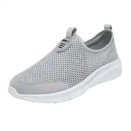 Walmart eczipvz Running Shoes for Men Youth Boys Mesh Jogger Sneakers,Beige offer