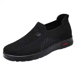 Walmart eczipvz Mens Running Shoes Men's Avi Canvas Casual Low Top Skate Sneaker,Black offer