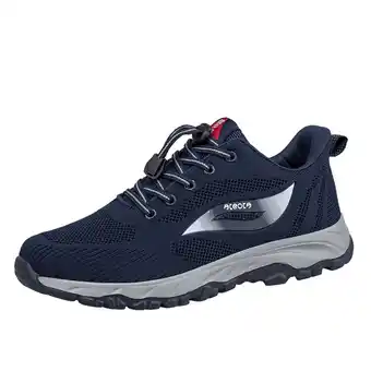 Walmart eczipvz Men's Running Shoes Men's Summits High Range Hands Free Slip-in Sneaker,Dark Blue offer