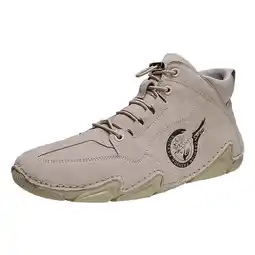 Walmart eczipvz Shoes for Men Men's Summits High Range Hands Free Slip-in Sneaker,Beige offer