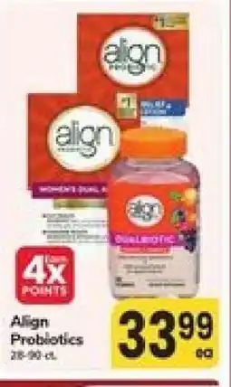 Safeway Align Probiotics offer