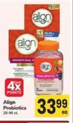 Safeway Align Probiotics offer