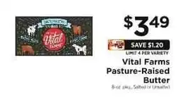 ShopRite Vital Farms Pasture-Raised Butter offer
