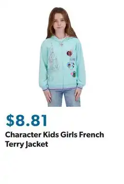 Sam's Club Character Kids Girls French Terry Jacket offer