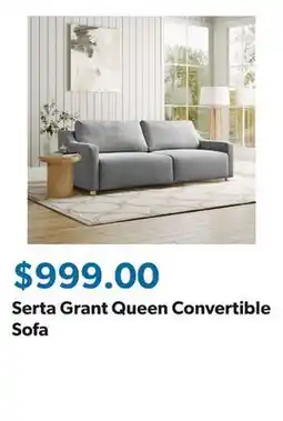 Sam's Club Serta Grant Queen Convertible Sofa offer