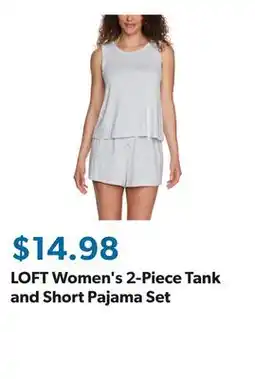 Sam's Club LOFT Women's 2-Piece Tank and Short Pajama Set offer