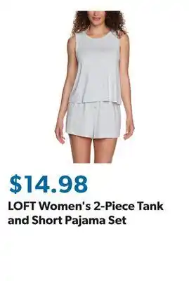 Sam's Club LOFT Women's 2-Piece Tank and Short Pajama Set offer
