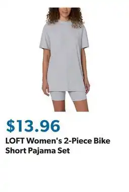 Sam's Club LOFT Women's 2-Piece Bike Short Pajama Set offer