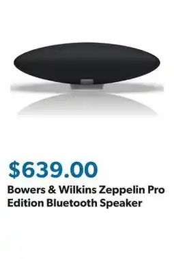 Sam's Club Bowers & Wilkins Zeppelin Pro Edition Bluetooth Speaker offer