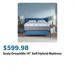 Sam's Club Sealy Dreamlife 14 Soft Hybrid Mattress offer