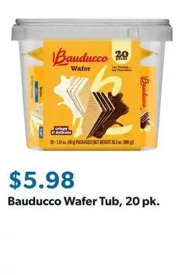 Sam's Club Bauducco Wafer Tub, 20 pk offer