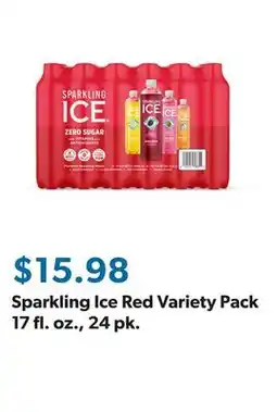 Sam's Club Sparkling Ice Red Variety Pack 17 fl. oz., 24 pk offer