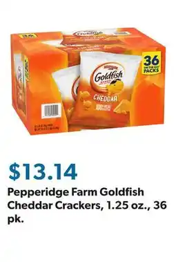 Sam's Club Pepperidge Farm Goldfish Cheddar Crackers, 1.25 oz., 36 pk offer