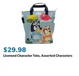 Sam's Club Licensed Character Tote, Assorted Characters offer