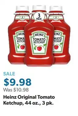 Sam's Club Heinz Original Tomato Ketchup, 44 oz., 3 pk offer