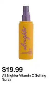 TJ Maxx All Nighter Vitamin C Setting Spray offer
