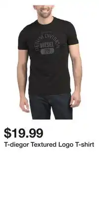 TJ Maxx T-diegor Textured Logo T-shirt offer