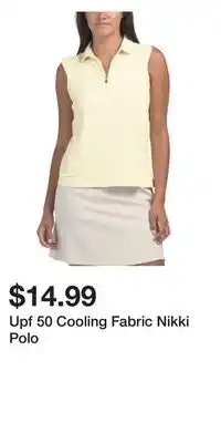 TJ Maxx Upf 50 Cooling Fabric Nikki Polo offer