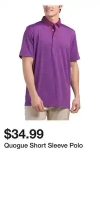 TJ Maxx Quogue Short Sleeve Polo offer