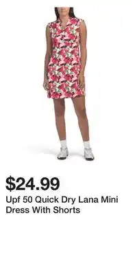 TJ Maxx Upf 50 Quick Dry Lana Mini Dress With Shorts offer