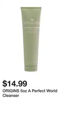 TJ Maxx ORIGINS 5oz A Perfect World Cleanser offer