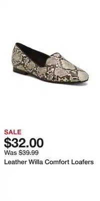 TJ Maxx Leather Willa Comfort Loafers offer