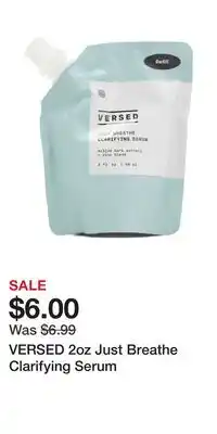 TJ Maxx VERSED 2oz Just Breathe Clarifying Serum offer