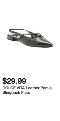 TJ Maxx DOLCE VITA Leather Pamla Slingback Flats offer