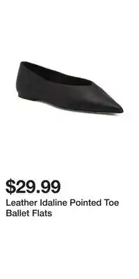 TJ Maxx Leather Idaline Pointed Toe Ballet Flats offer