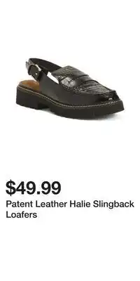 TJ Maxx Patent Leather Halie Slingback Loafers offer