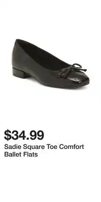 TJ Maxx Sadie Square Toe Comfort Ballet Flats offer