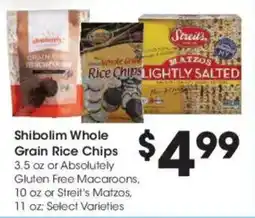 Kroger Shibolim whole grain rice chips offer