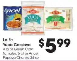 Kroger La fe yuca cassava offer