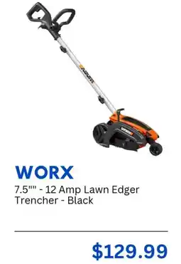 Best Buy Worx 7.5" -12 Amp Lawn Edger Trencher Black offer