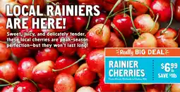 New Seasons Market Rainier cherries offer