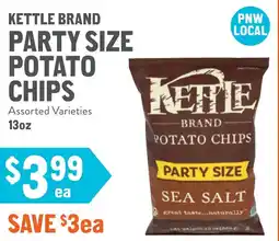 New Seasons Market Kettle brand party size potato chips offer