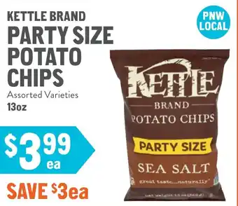 New Seasons Market Kettle brand party size potato chips offer
