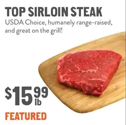 New Seasons Market Top sirloin steak offer