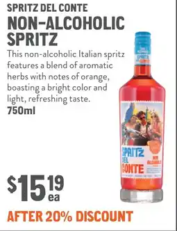 New Seasons Market Spritz del conte non-alcoholic spritz offer